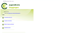 Desktop Screenshot of goeggingen.sv-ec.de
